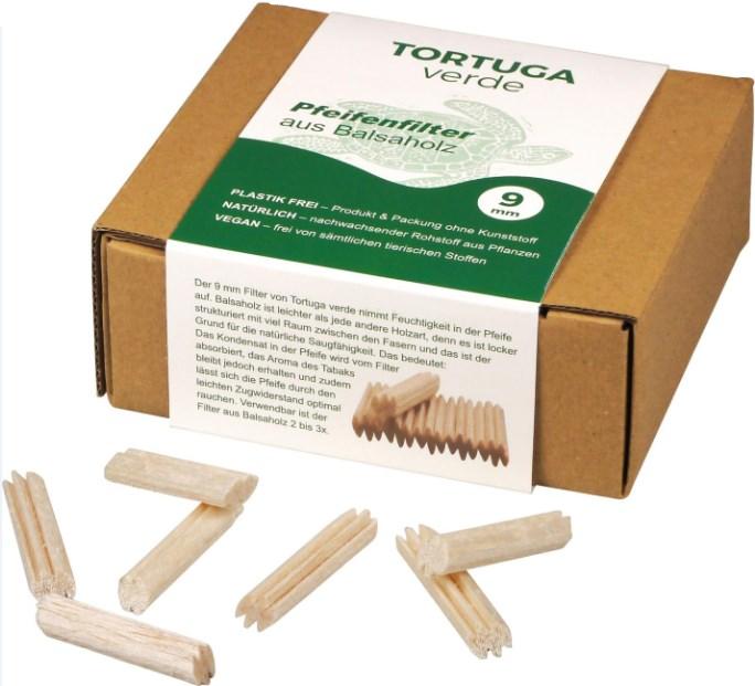 Tortuga verde balsafa pipafilter 9mm - 110 darab